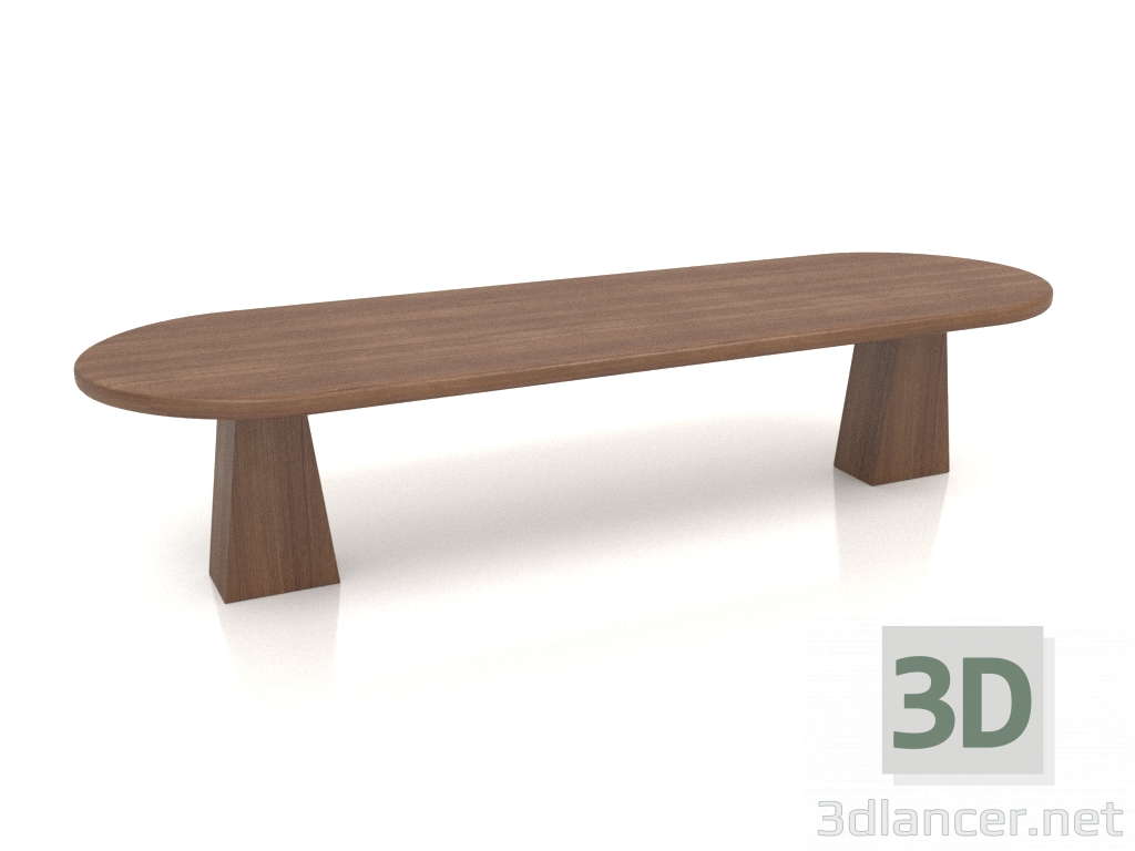 modello 3D Panca VK 05 (1600x500x350, legno marrone chiaro) - anteprima