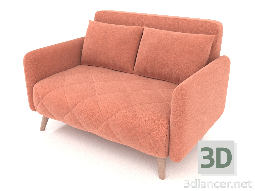 modello 3D Divano letto Cardiff (papaia melange) - anteprima