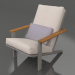 3d model Club chair for relaxation (Quartz gray) - preview