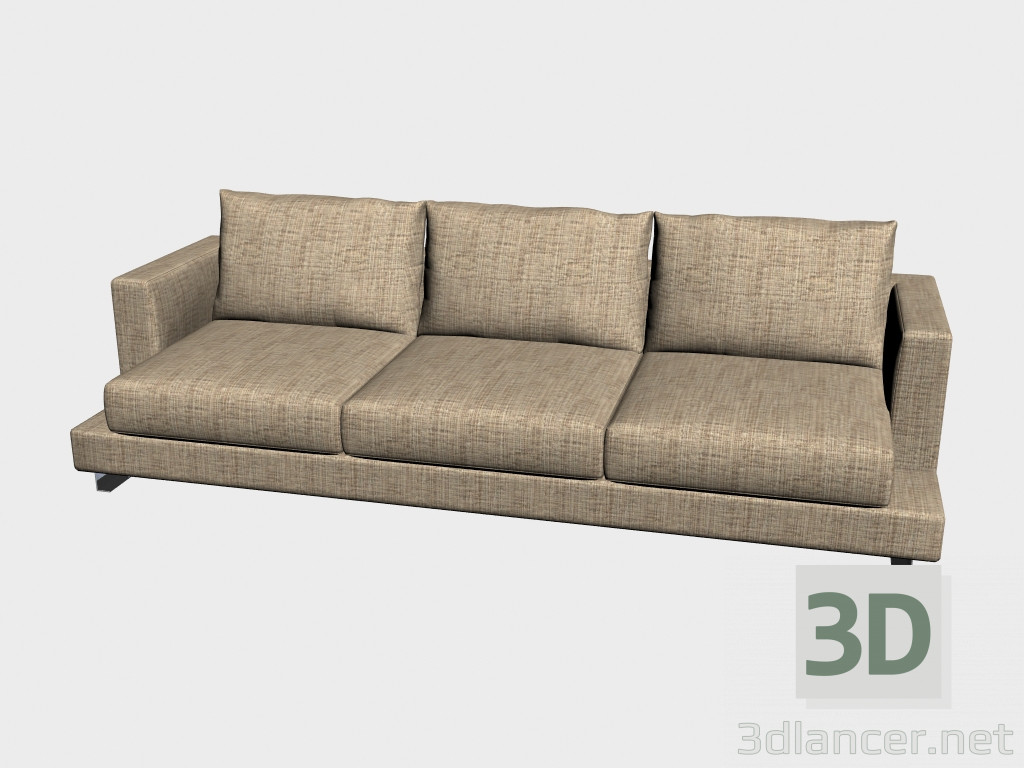 modello 3D Divano Lexus (270x109) - anteprima