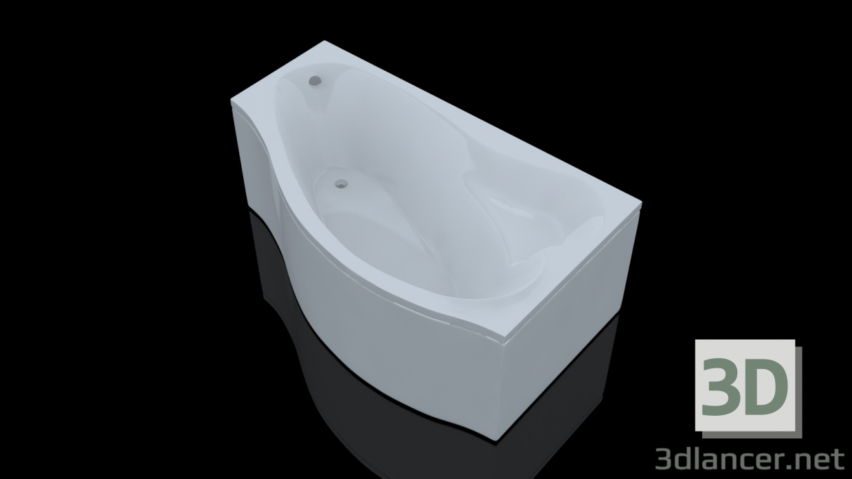 modèle 3D de Baignoire Aquanet Palma 170100 acheter - rendu