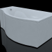 modello 3D di Bathtube Aquanet Palma 170100 comprare - rendering