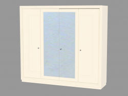 Armoire 4 base de porte avec un sol (non représenté)