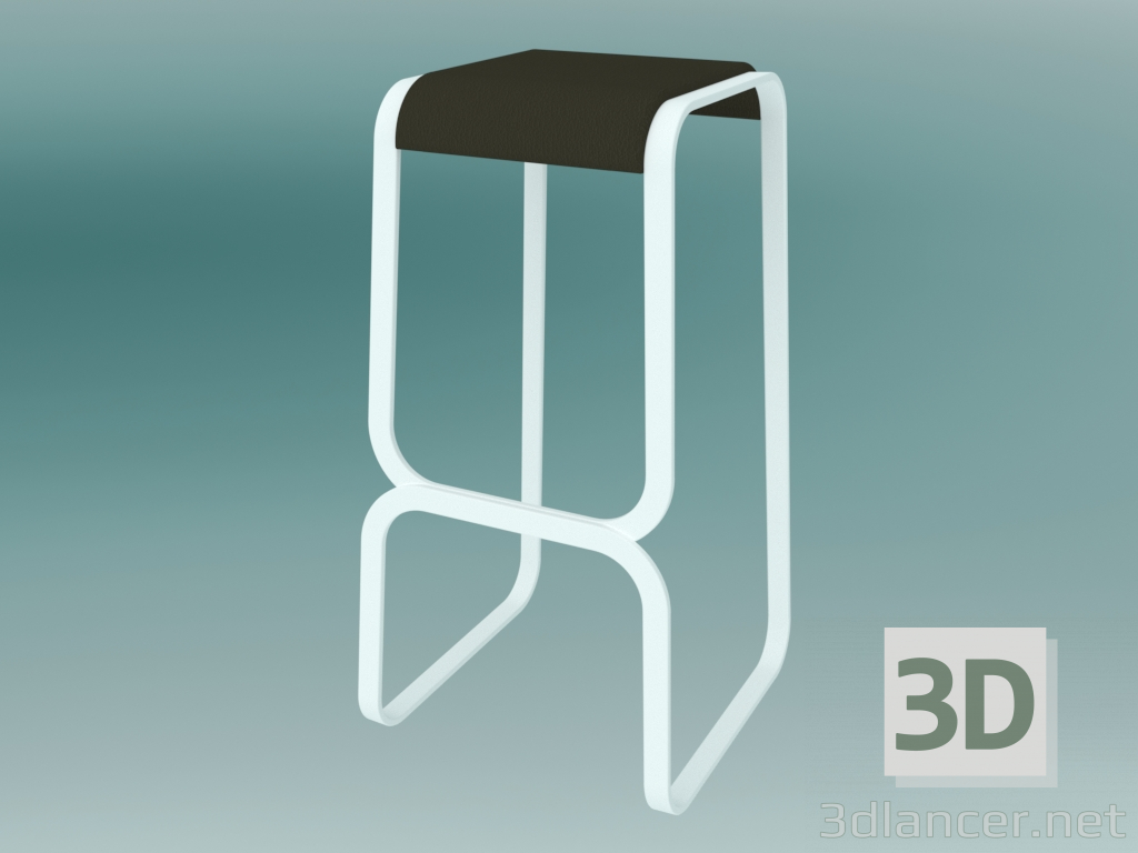 3d model Taburete de bar CONTINUUM (S108) - vista previa