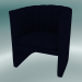 3d model Sillón holgazán (SC23, H 75cm, 65x70cm, Velvet 9 Midnight) - vista previa