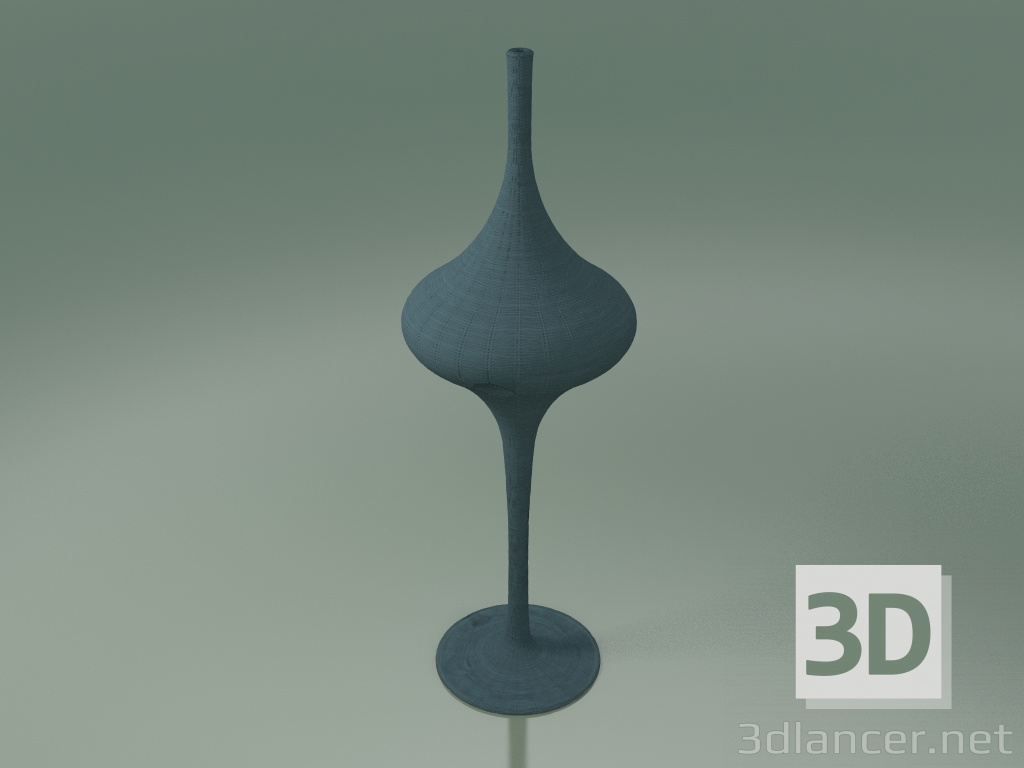 modèle 3D Lampadaire (M, laqué bleu Air Force) - preview