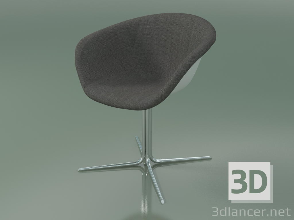 3d model Silla 4215 (4 patas, giratoria, con tapizado delantero, PP0001) - vista previa