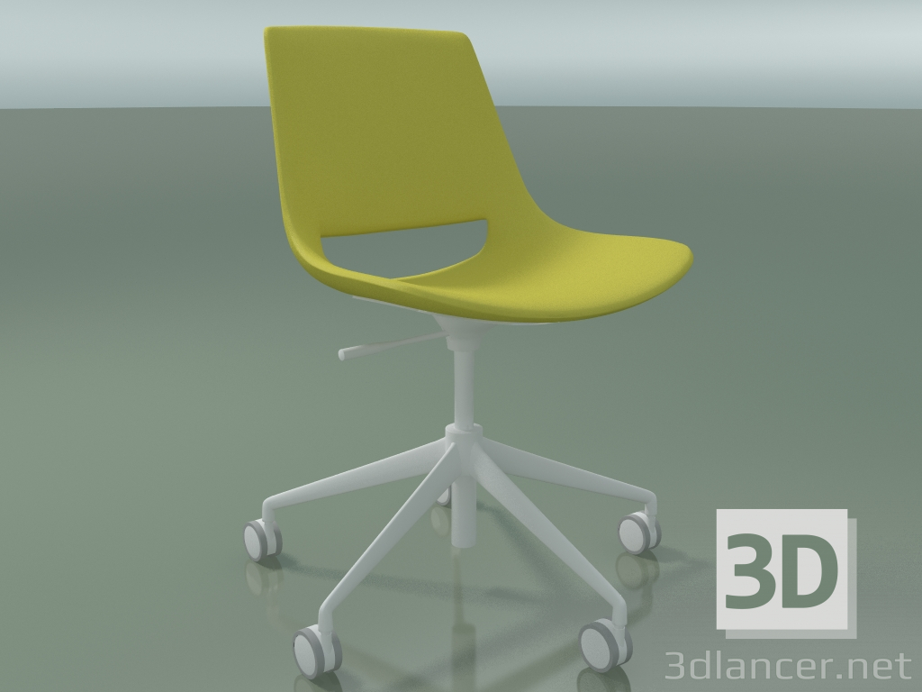 3d model Chair 1210 (5 wheels, rotating, polyethylene, V12) - preview