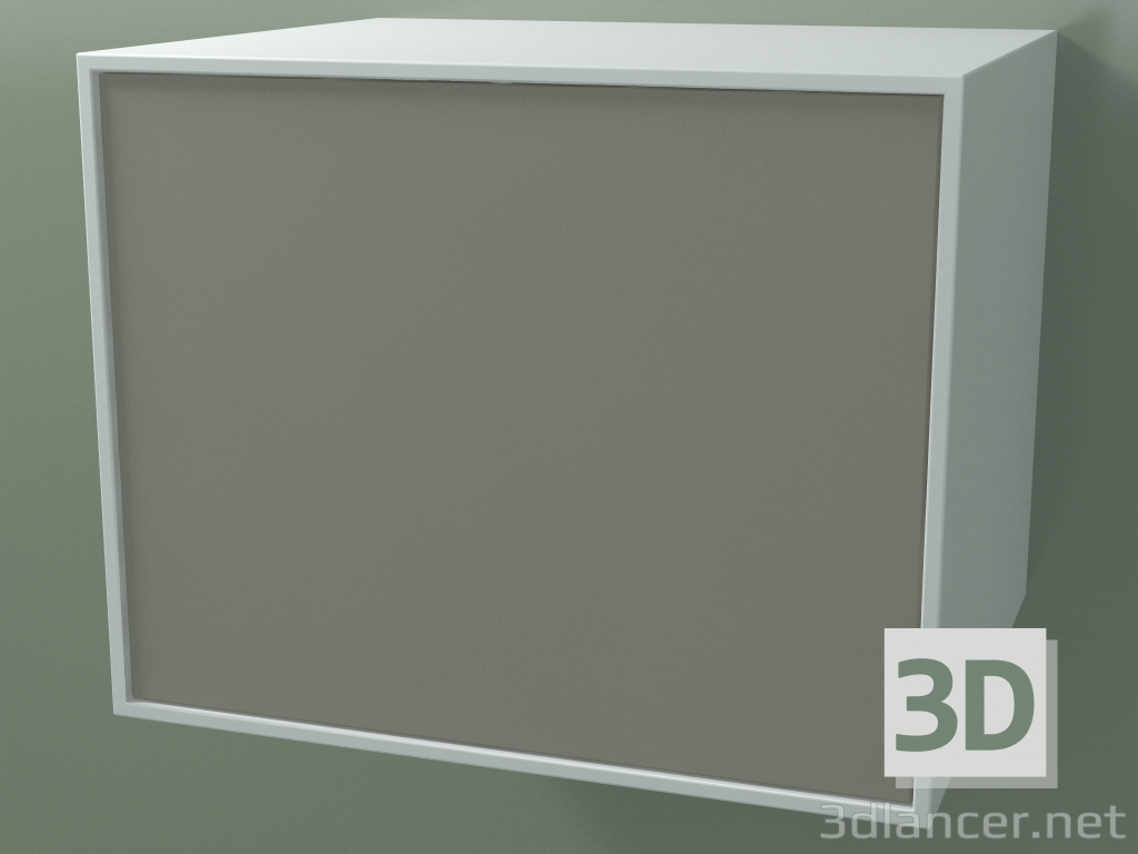 3d model Cajón (8AUBCB03, Glacier White C01, HPL P04, L 60, P 50, H 48 cm) - vista previa