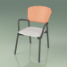 3d model Silla 021 (Metal Ahumado, Naranja, Resina de Poliuretano Gris) - vista previa