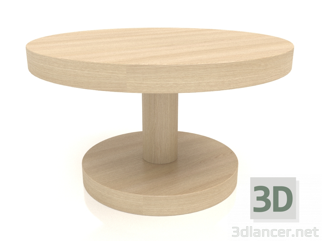 3d model Mesa de centro JT 022 (D=600x350, blanco madera) - vista previa