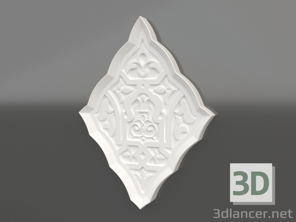 Modelo 3d painel 3D C-09 - preview