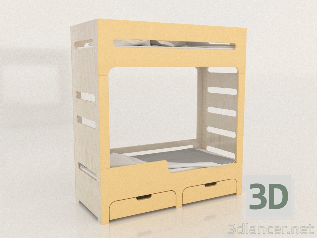 3d model Bunk bed MODE HL (USDHL0) - preview