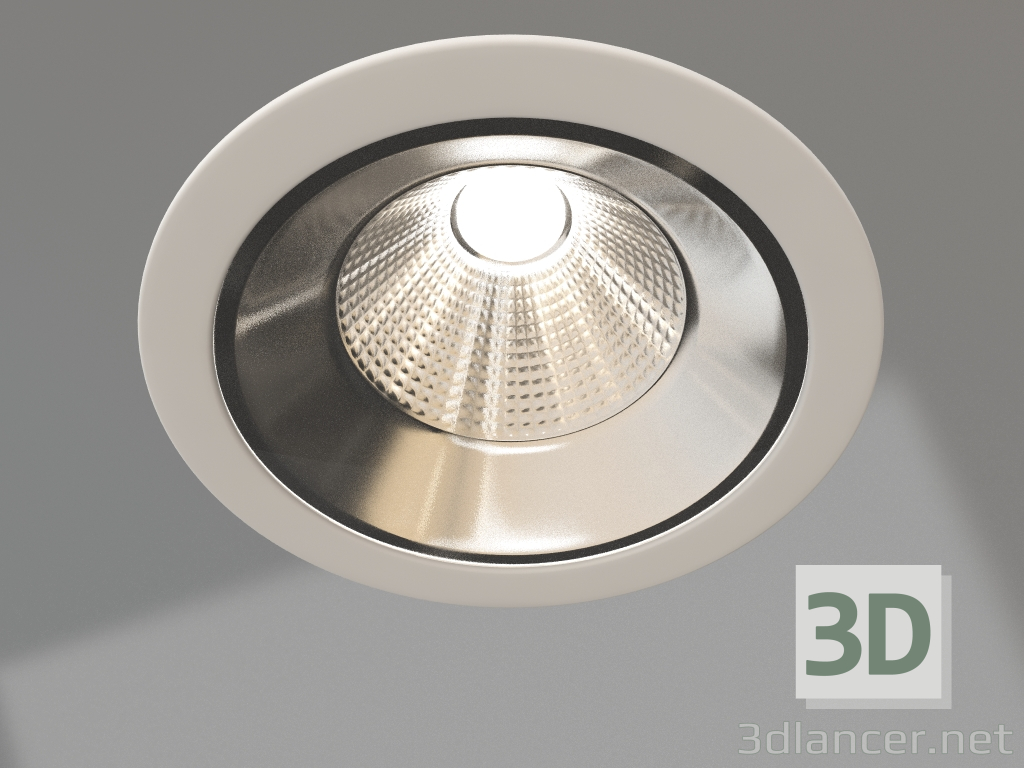 3d model Lámpara LTD-LEGEND-R115-10W Blanco6000 (WH, 50°) - vista previa