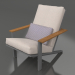 3d model Sillón club (antracita) - vista previa