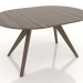 3d model Folding dining table 1400x1000 mm (lightened ash walnut) - preview