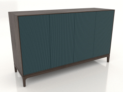 Mobile TV FARGO con frontali fresati 1600x500x950 mm (onda marina, rovere scuro, opzione 3)