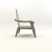 3d chair for the living room model buy - render