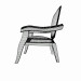 3d chair for the living room model buy - render