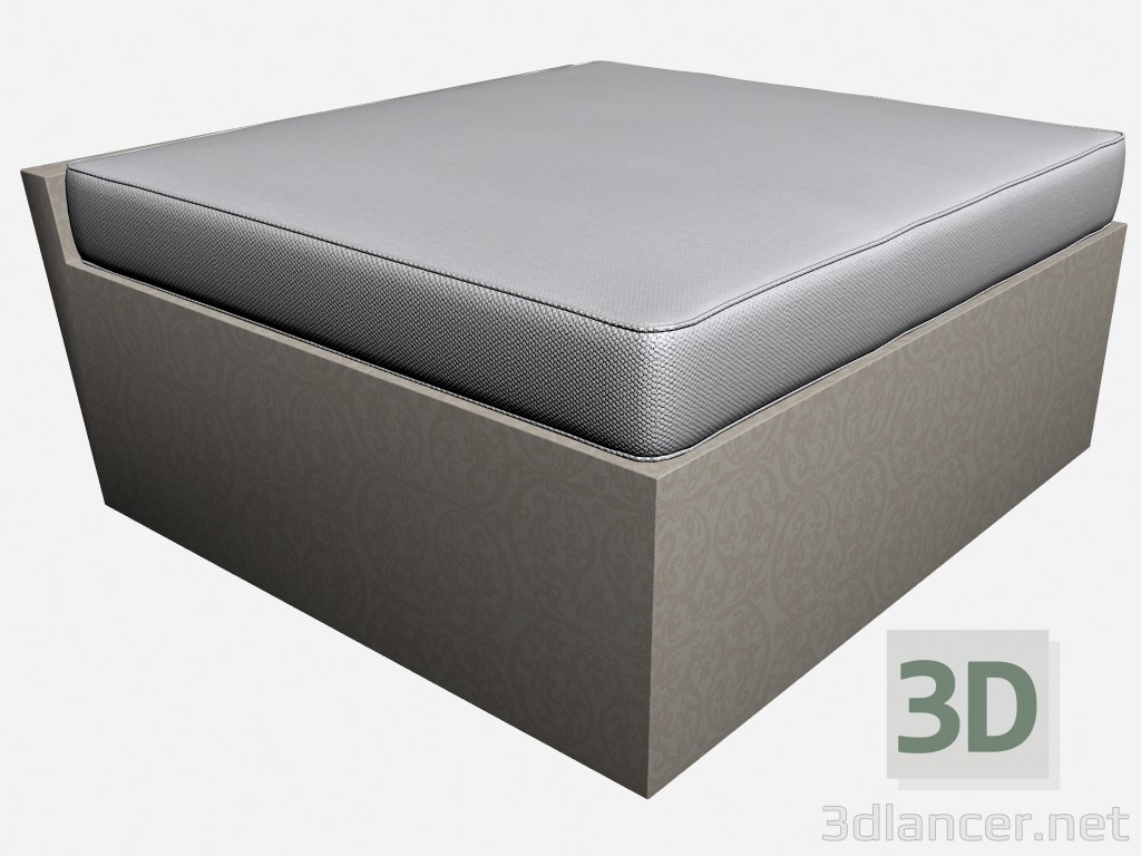 modèle 3D Pouf tabouret pied 55300 55350 - preview