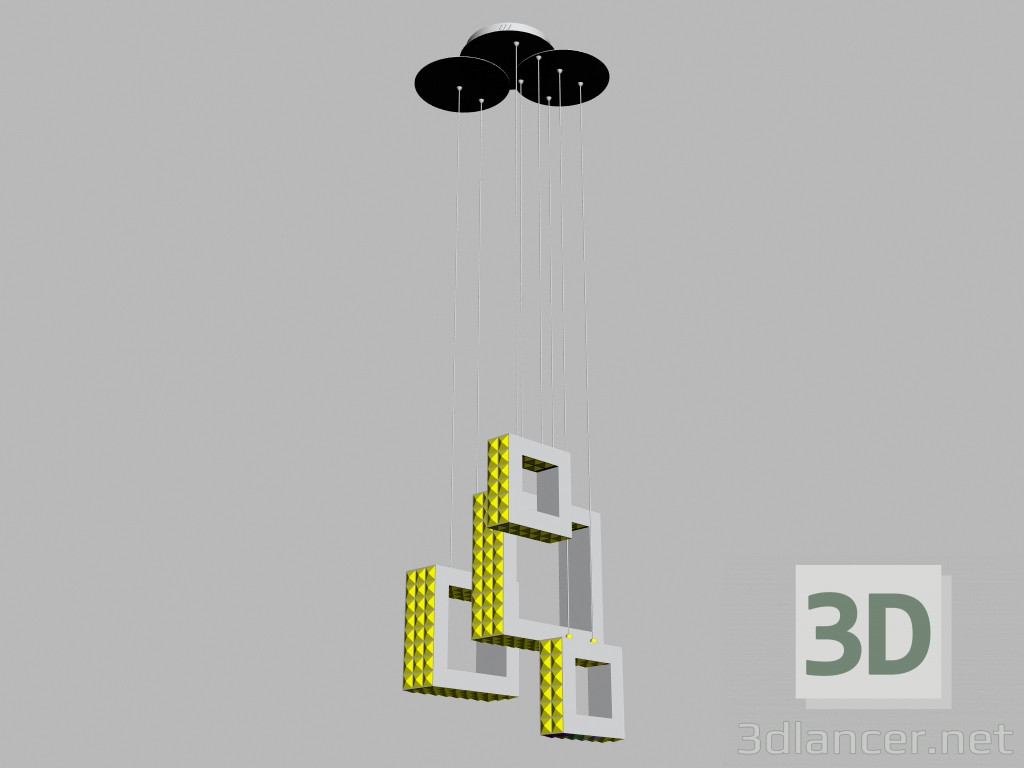 Modelo 3d Luminária MD1100341-4A - preview