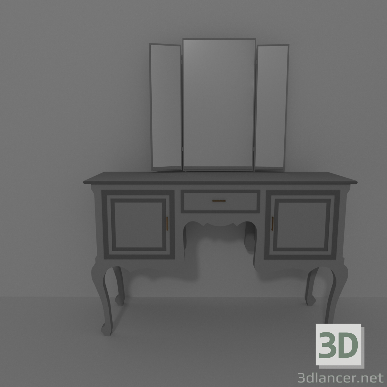 Pier-glass 3D modelo Compro - render