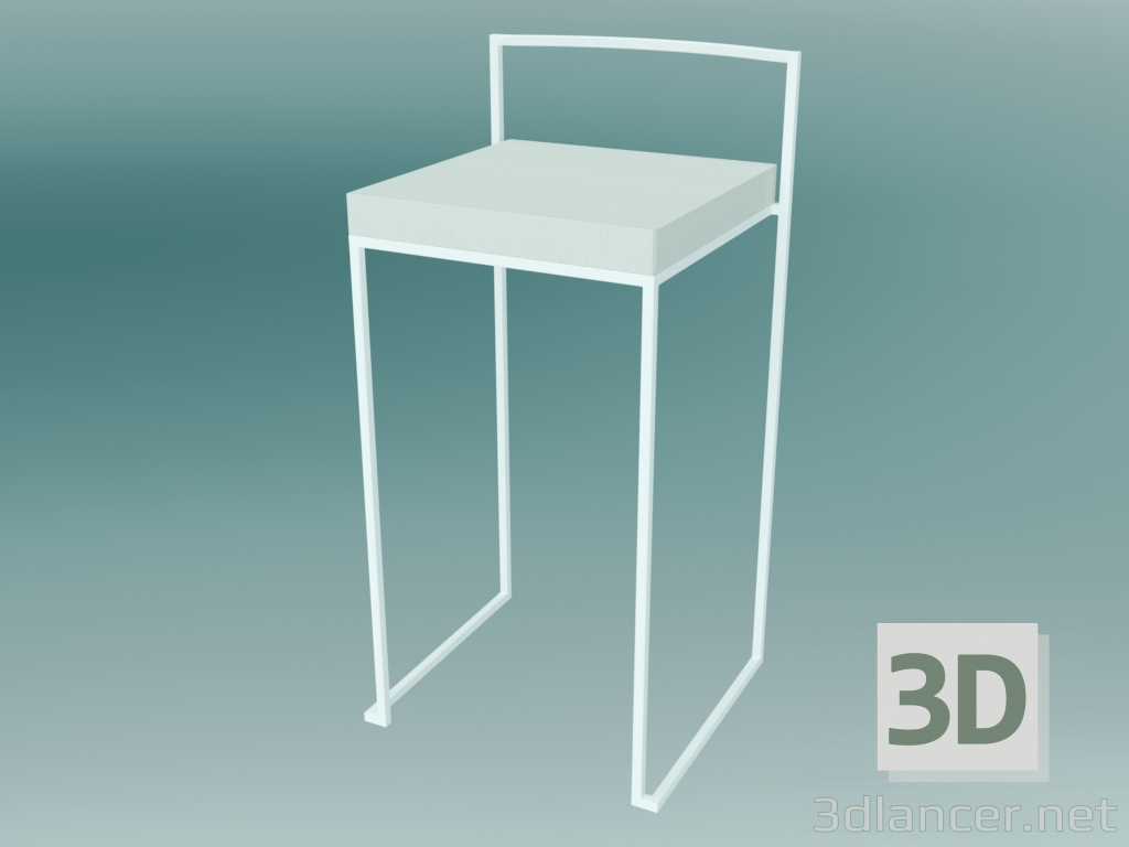 Modelo 3d Banqueta alta empilhável CUBA + CUBO (S62 H65) - preview