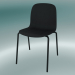 3d model Visu Chair with Tube Base (Black) - preview