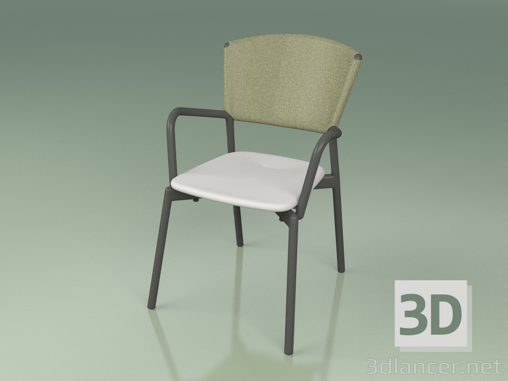 3d model Chair 021 (Metal Smoke, Olive, Polyurethane Resin Gray) - preview