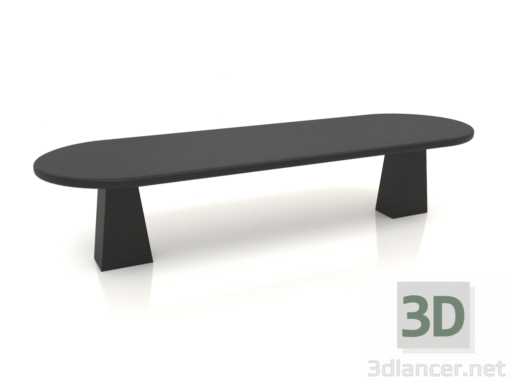 3D Modell Bank VK 05 (1600x500x350, Holz schwarz) - Vorschau