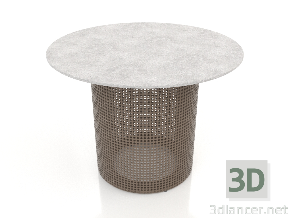 3d model Round coffee table Ø60 (Bronze) - preview