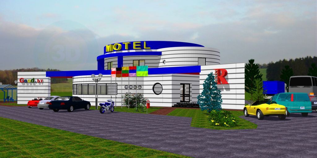 Modelo 3d Motel - preview