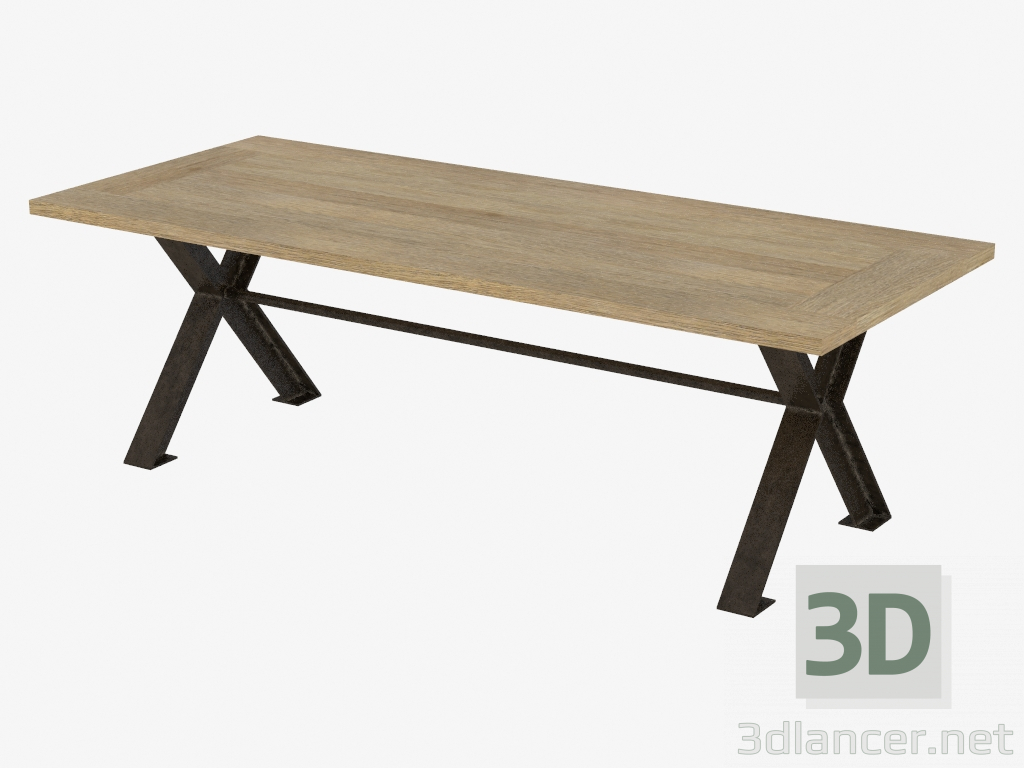 3d model mesa de comedor 94 "BRUGGEN TABLA (8831.1006L) - vista previa