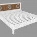 Modelo 3d Cama de casal (colchão PRO.095096.XX 201x100x210cm 180) - preview