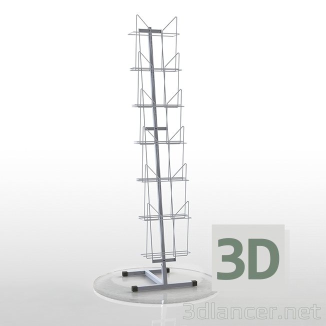 3d model Shelving unit - preview