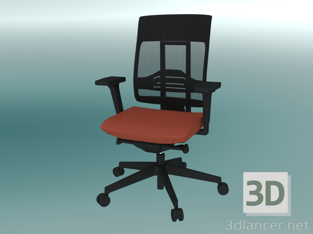 modello 3D Sedia girevole (101SFL P59) - anteprima