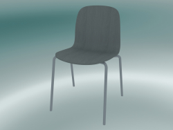 Silla Visu con base de tubo (gris)