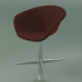 3d model Chair 4215 (4 legs, swivel, with front trim, PP0003) - preview