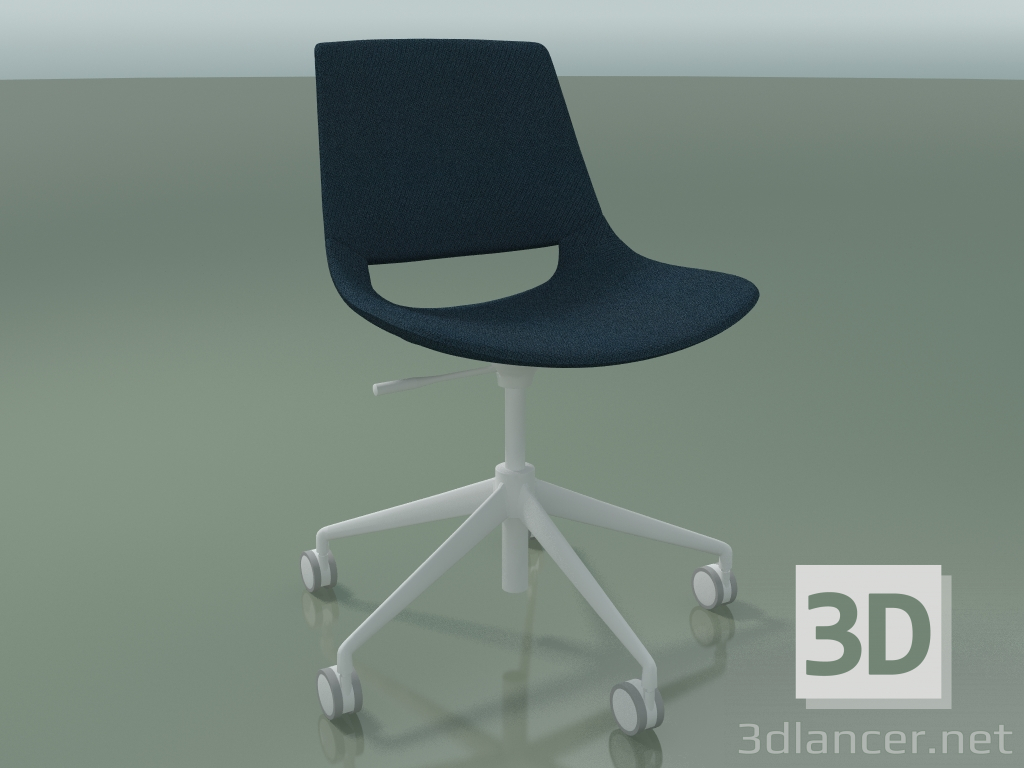 3d model Silla 1217 (5 ruedas, giratoria, tapicería de tela, V12) - vista previa