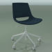 3d model Chair 1217 (5 wheels, swivel, fabric upholstery, V12) - preview