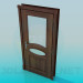 3d model Wooden door - preview