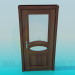 3d model Wooden door - preview