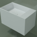 modello 3D Lavabo sospeso (02UN32102, Glacier White C01, L 60, P 36, H 36 cm) - anteprima