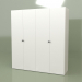 3d model Wardrobe 4 doors GL 140 (White) - preview