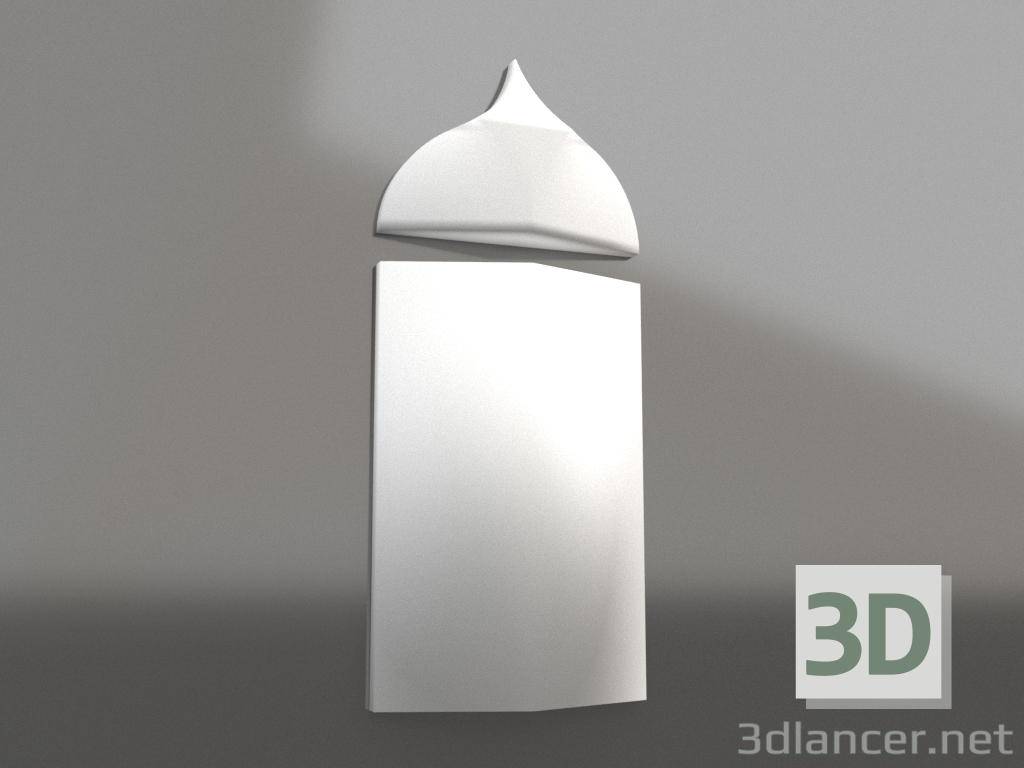 3d model Cristal sinfonía B panel 3d - vista previa