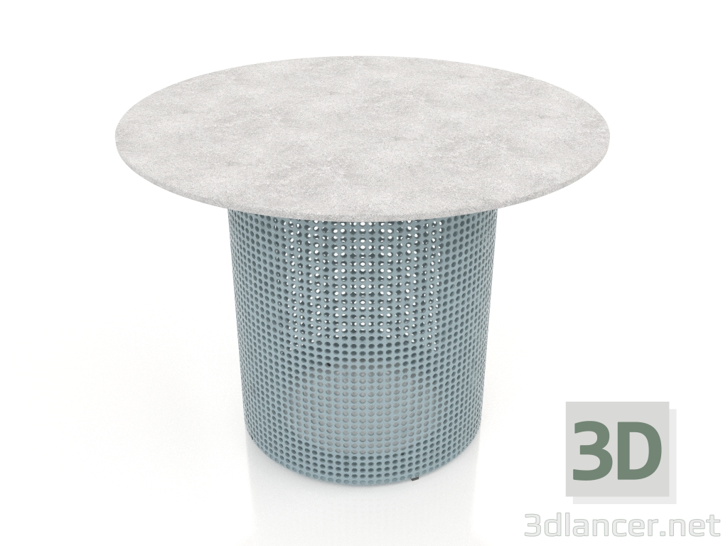 Modelo 3d Mesa de centro redonda Ø60 (azul cinza) - preview