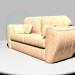 3D Modell Sofa mit Kissen - Vorschau