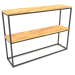 3d model Rack-console rectangular (WOOD FLOOR, 120x30x86, 2 shelves) - preview