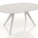 modèle 3D Table à manger pliante 1400x1000 mm (blanc RAL 9010) - preview