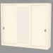 3d model Two-door wardrobe - preview